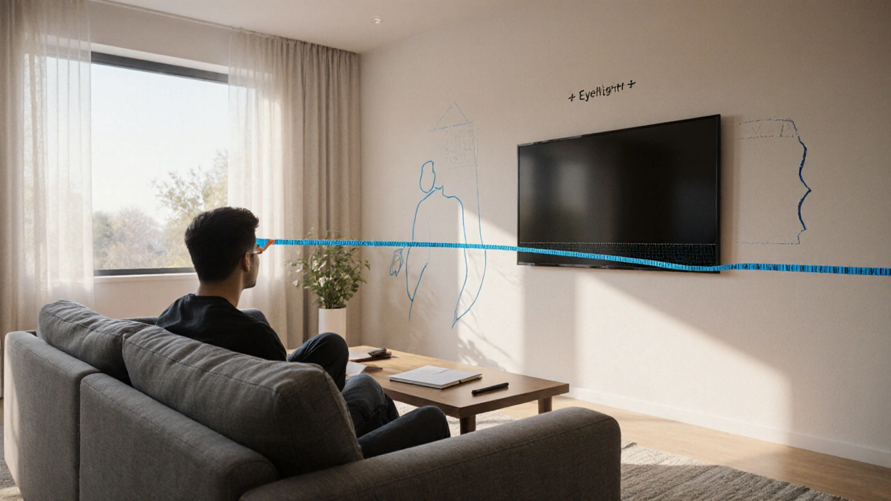Optimale Höhe für den Fernseher im Wohnzimmer - Praxisratgeber