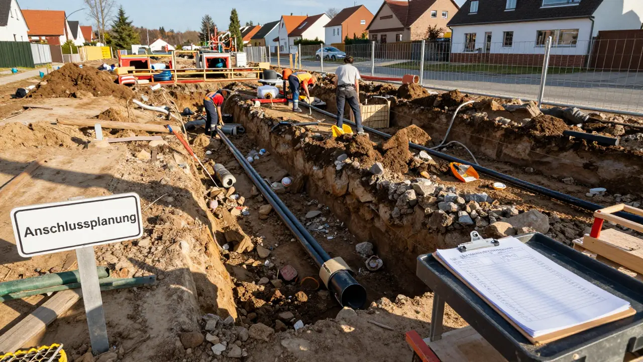Anschlusskosten für Strom, Wasser, Gas und Kanal beim Neubau: Was Sie wirklich zahlen müssen