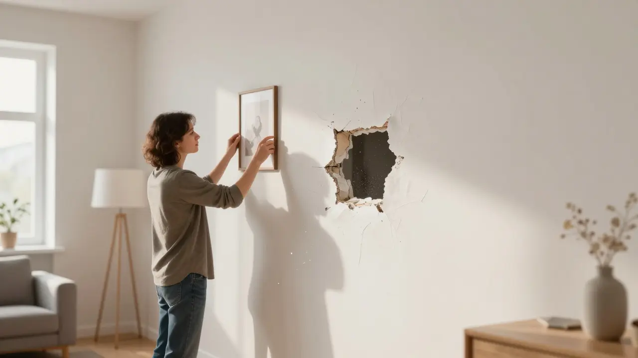 Loch in der Wand reparieren: Anleitung für Gipskarton und Mauerwerk ohne Risse