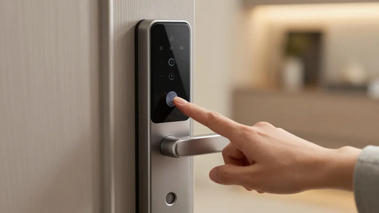 Haustür mit Fingerprint: Komfort, Sicherheit und Stromversorgung im Check