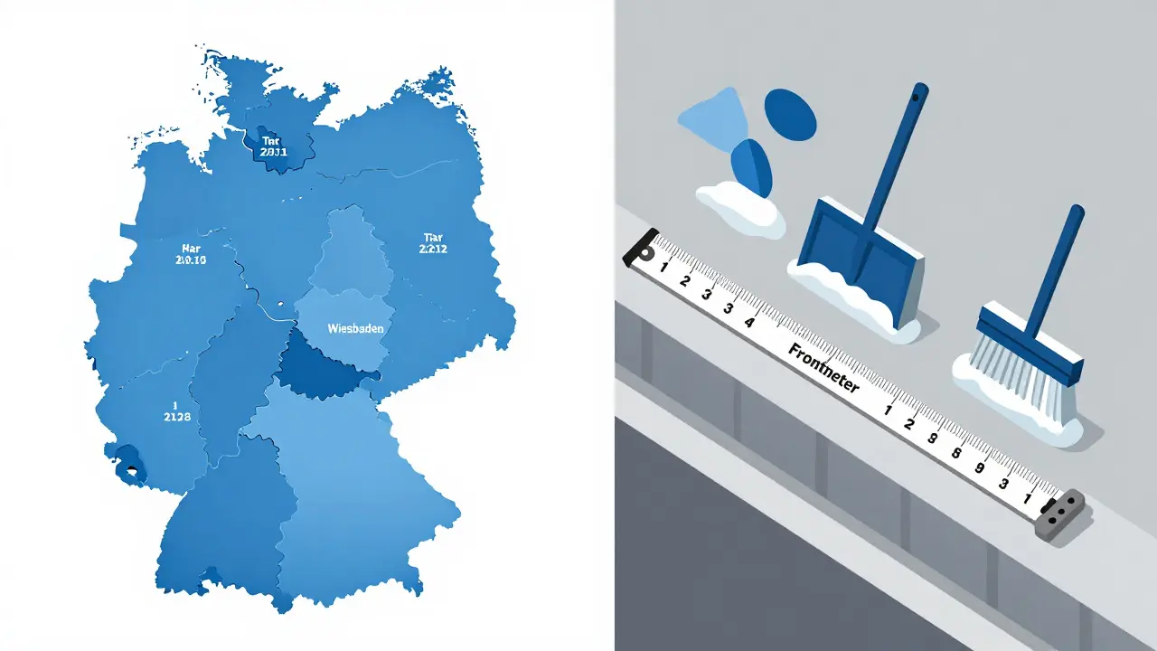 Abstrakte Darstellung von Grundsteuer und Straßenreinigungskosten