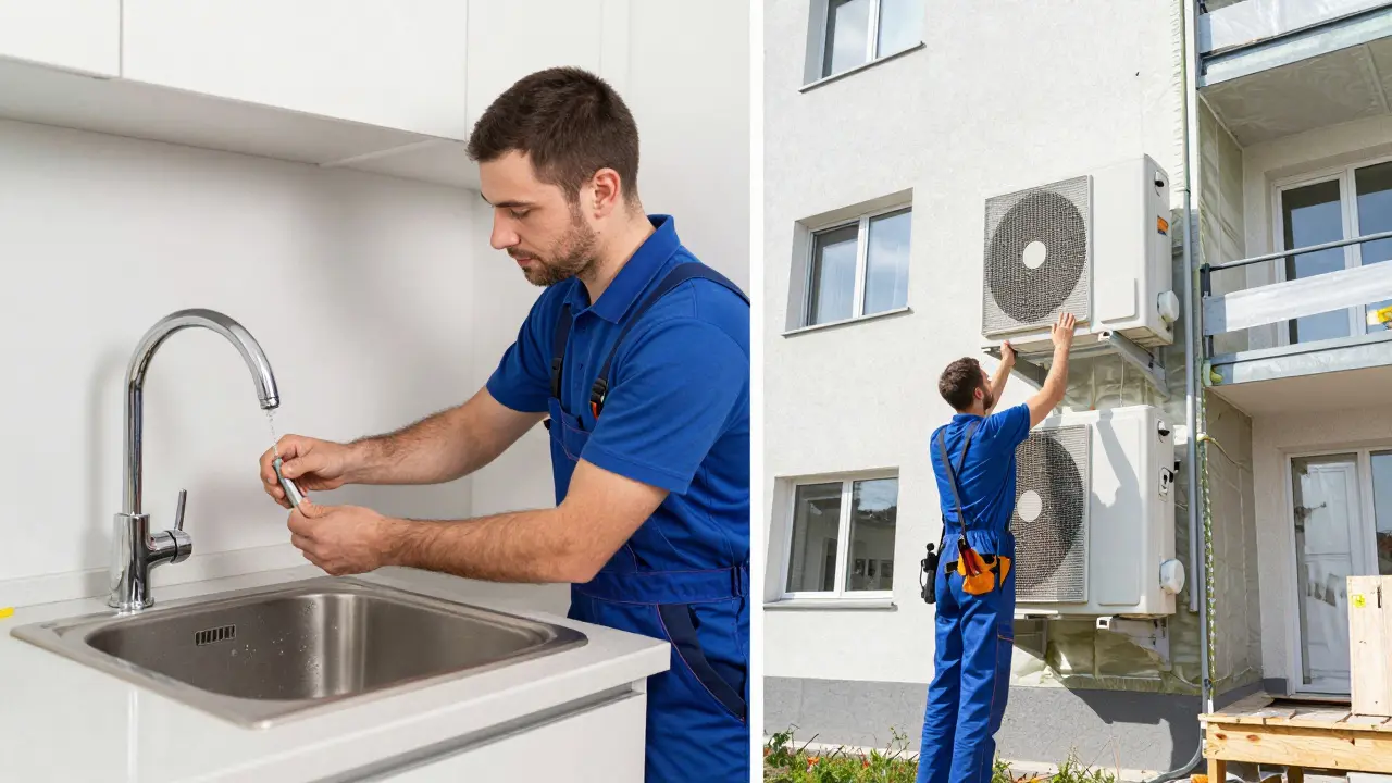 Vergleich von Instandhaltung und energetischer Sanierung einer Wohnung
