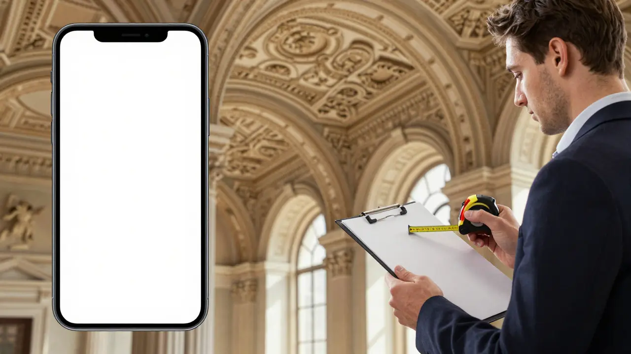 Smartphone price estimate compared to a professional appraiser inspection