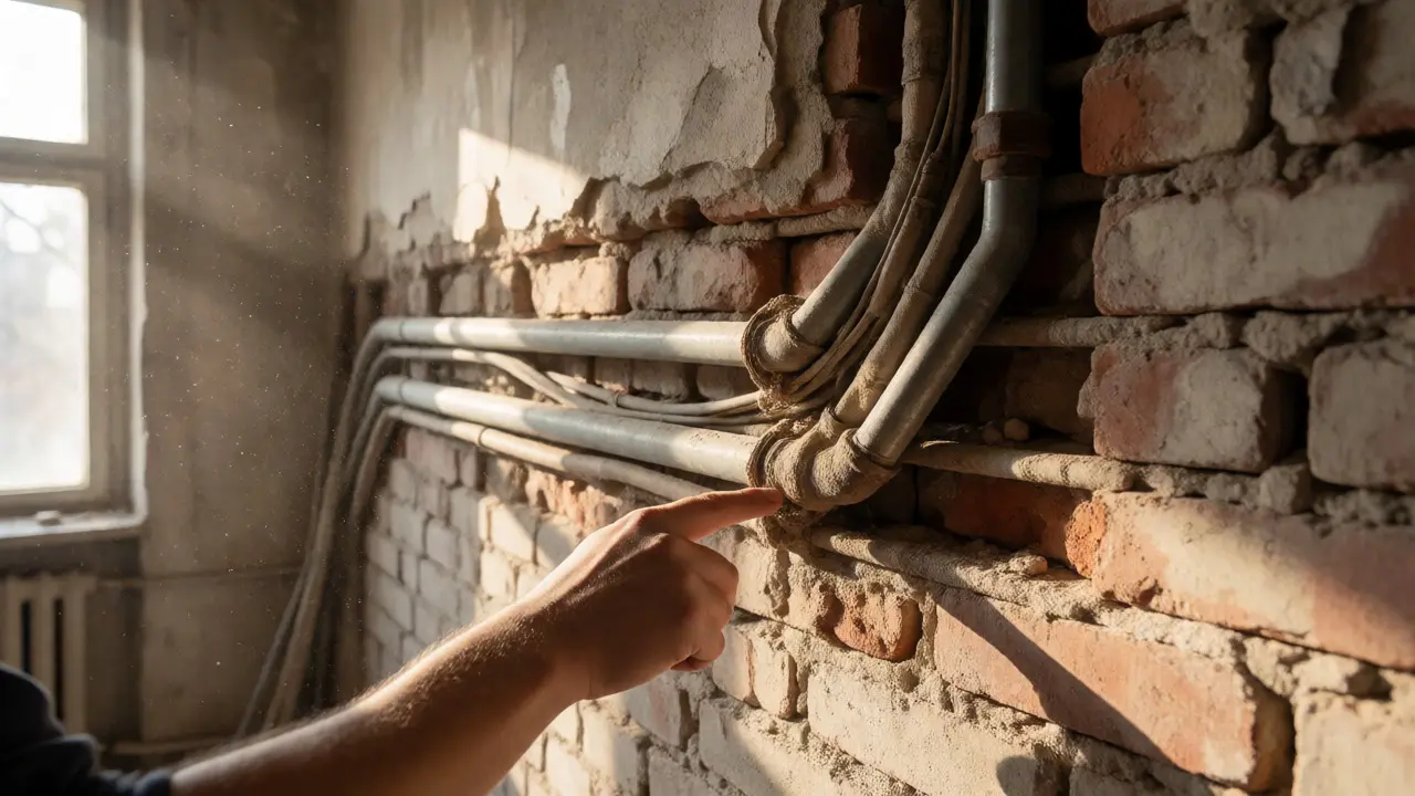 Küche im Altbau renovieren: Das müssen Sie bei Leitungen und Wänden beachten