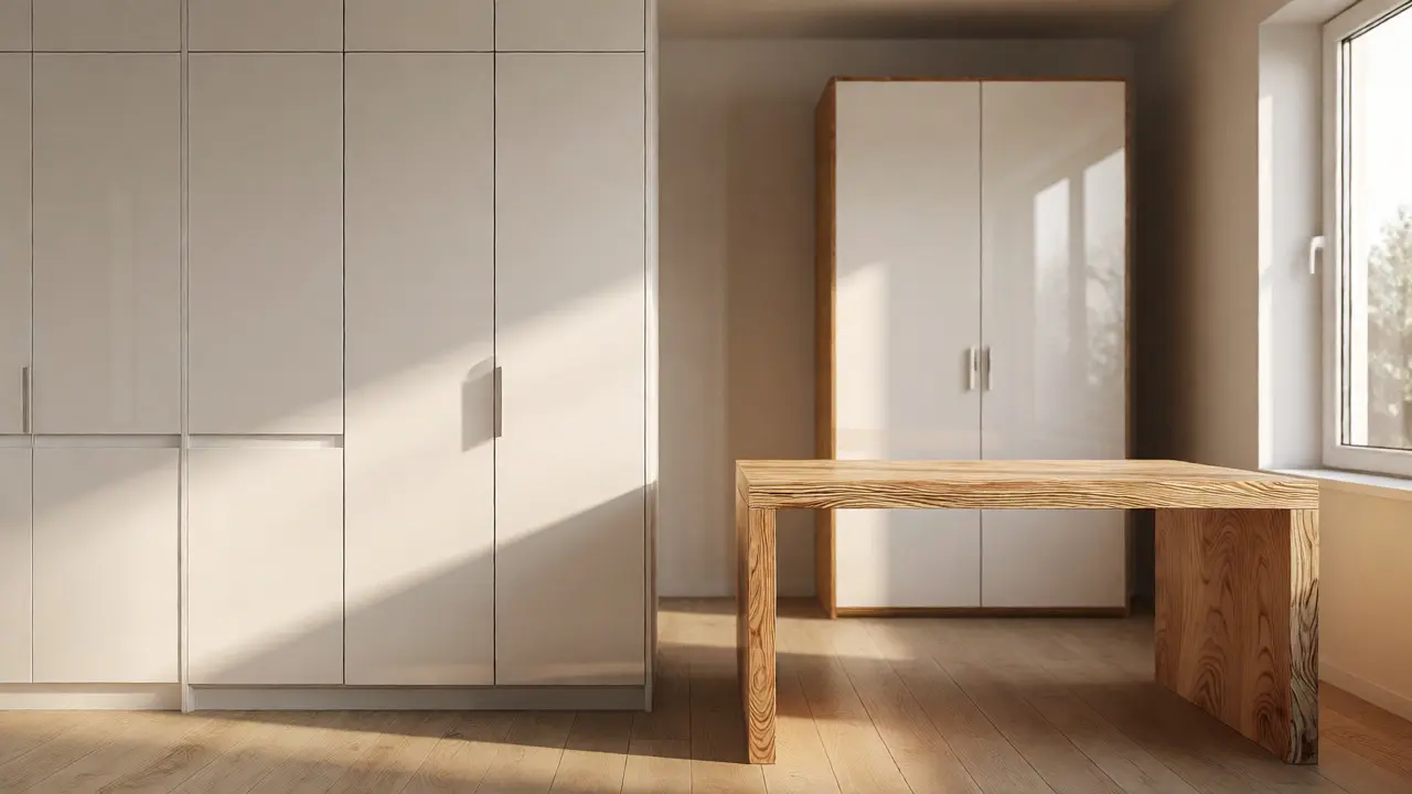 Moderne Möbel aus MDF, Multiplex und Spanplatte